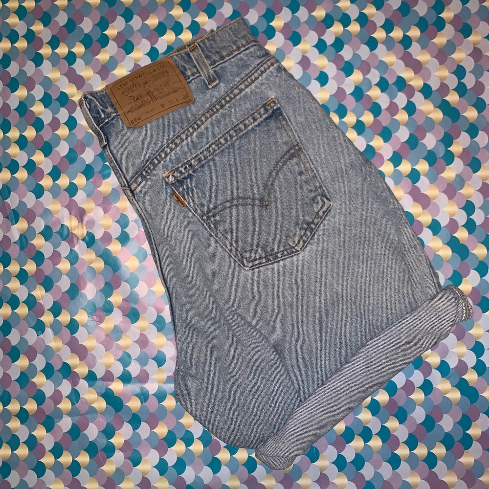 Levi Orange Tab 550 Rare Vintage Mom Jean Shorts